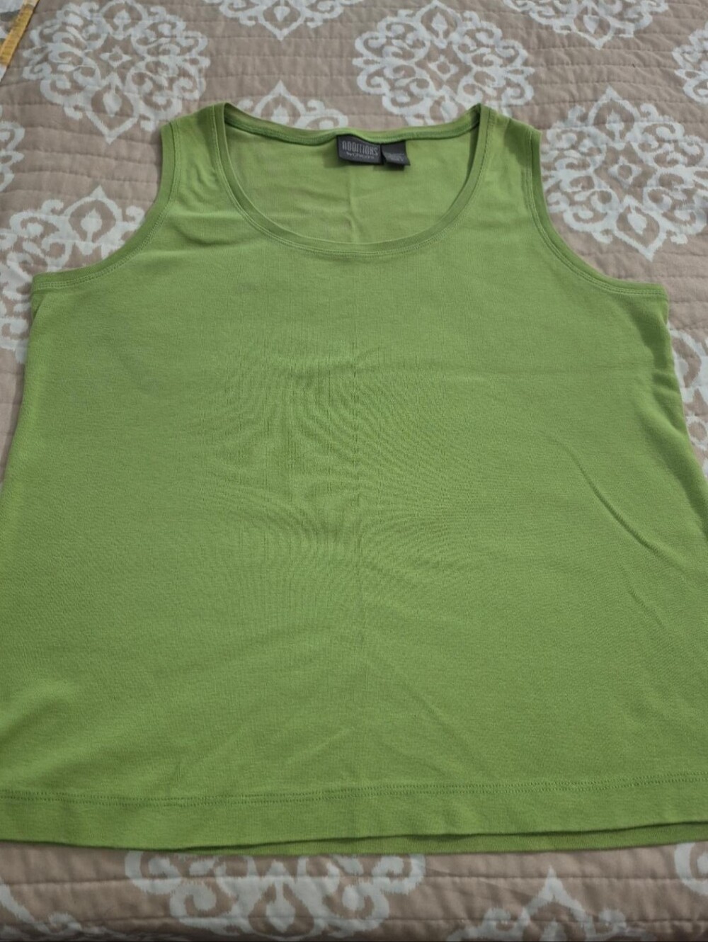 Additions by Chico’s Green Sleeveless Tank Top Size 2